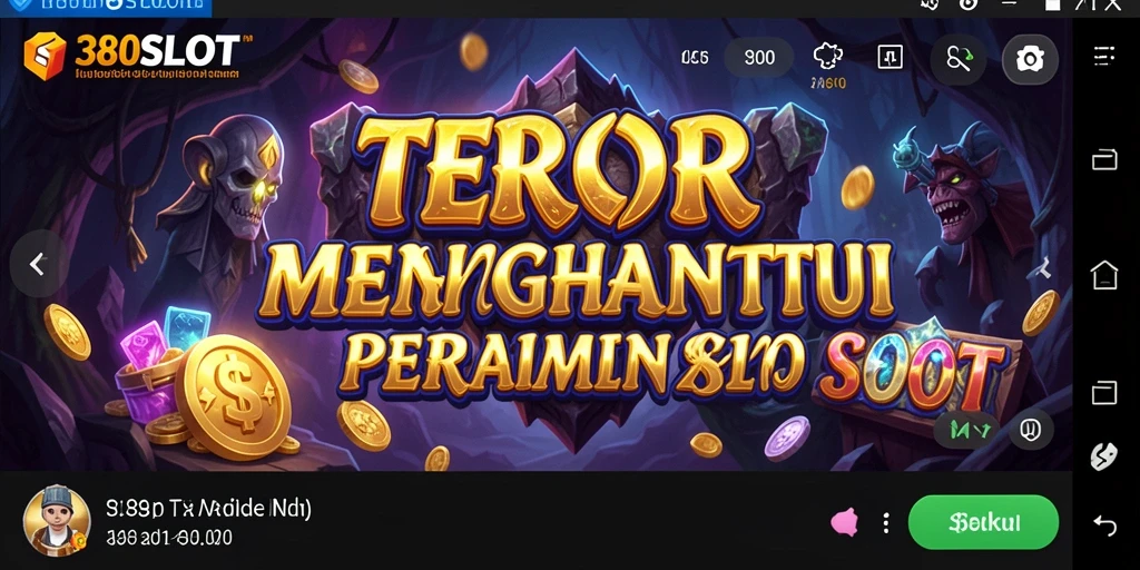 Screenshot gameplay 380SLOT dengan nuansa horror yang kental.