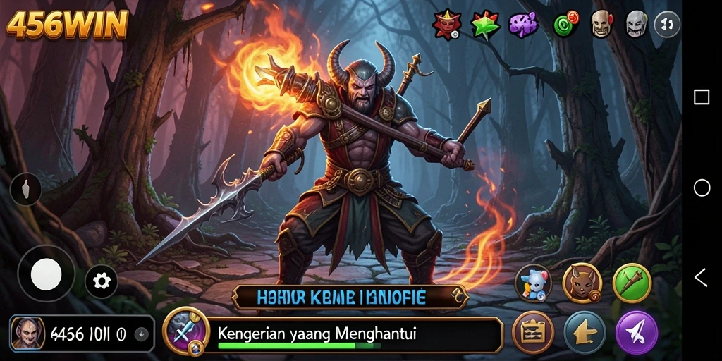 Tangkapan layar 456WIN menampilkan suasana mencekam dalam gameplay Horror.