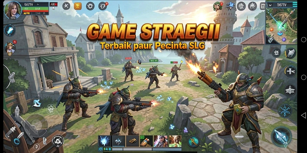 Tangkapan layar 567TV menampilkan aksi strategi yang mendebarkan.
