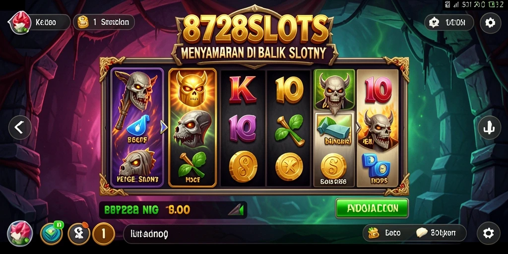 Gameplay menegangkan dengan atmosfer horor di 8728SLOTS.