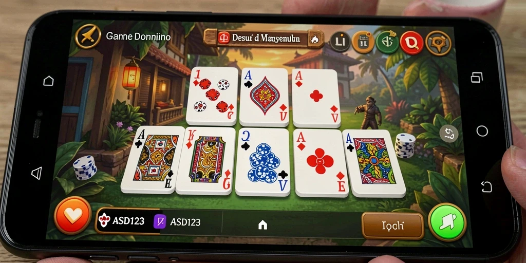Gameplay seru dan interaktif dari domino di ASD123.
