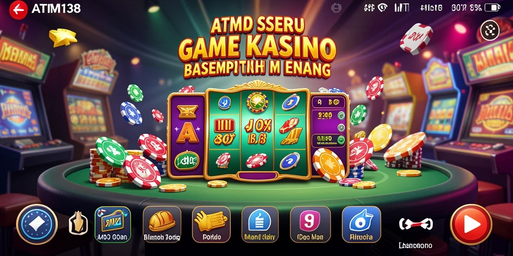 Screenshot utama ATM138 menampilkan suasana menarik saat bermain Kasino.