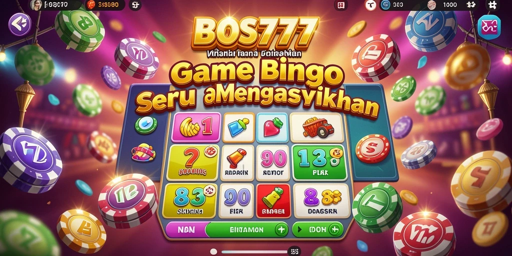 Tampilan gameplay seru dari BOS777 yang penuh aksi Bingo.