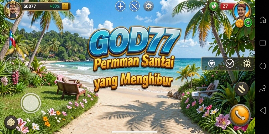 Screenshot GOD77 menampilkan gameplay yang menyenangkan dan interaktif.