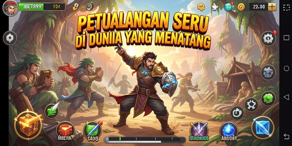 Tampilan gameplay seru dari petualangan di IBET899.