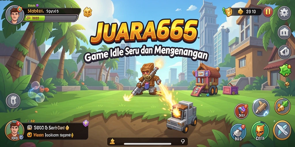 Tampilan gameplay JUARA666 dengan berbagai fitur Idle yang menarik.