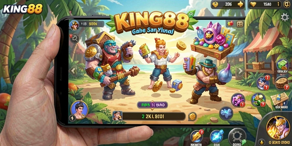 Tangkapan layar KING88 menampilkan gameplay yang seru dan menyenangkan.