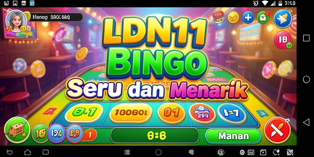 Screenshot utama menampilkan gameplay Bingo yang menarik dan interaktif.