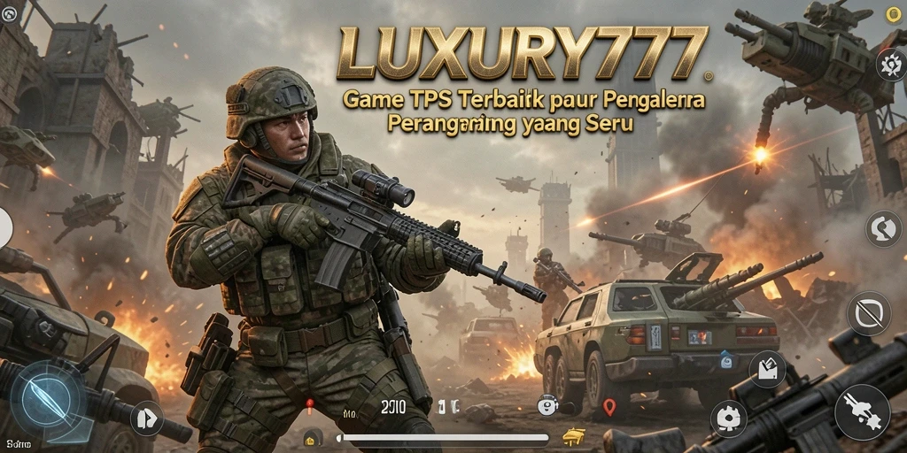 Gameplay seru dalam LUXURY777 dengan aksi TPS yang mendebarkan.