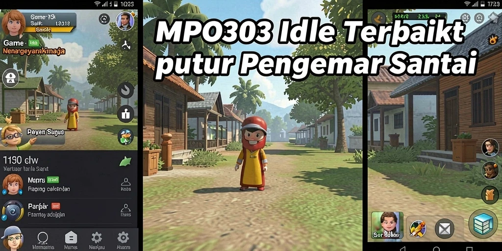 Screenshot MPO303 menunjukkan gameplay Idle yang menarik dan menghibur.