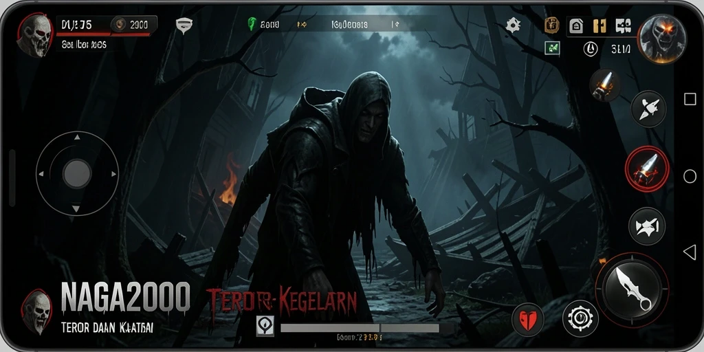 Gameplay mencekam di dunia kelam NAGA2000.