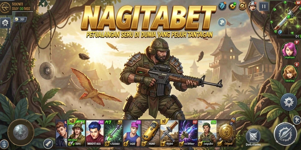 Tampilan gameplay NAGITABET yang penuh petualangan dan tantangan.