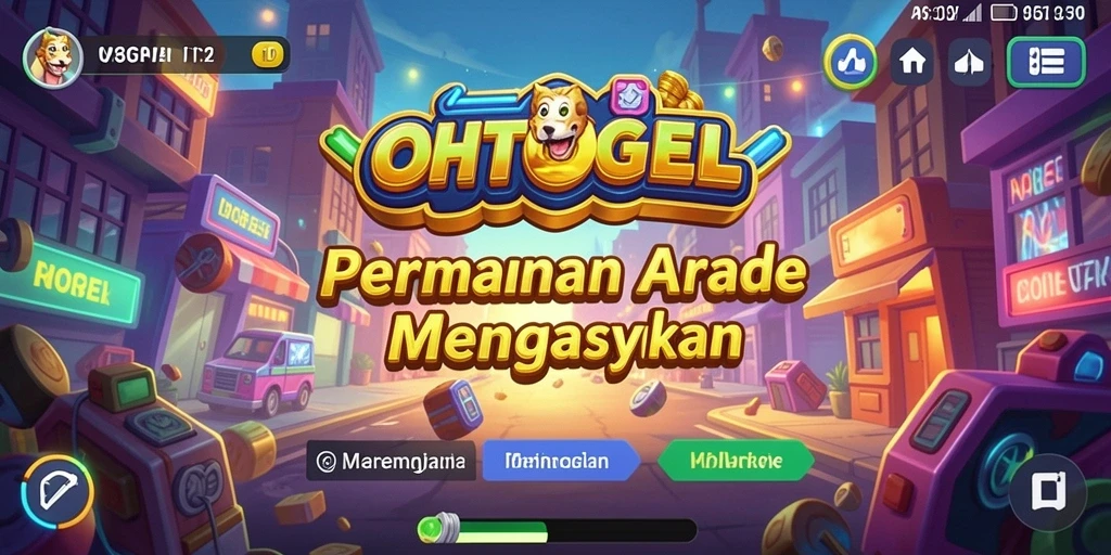 Tangkapan layar OHTOGEL menampilkan suasana gameplay Arcade yang seru.