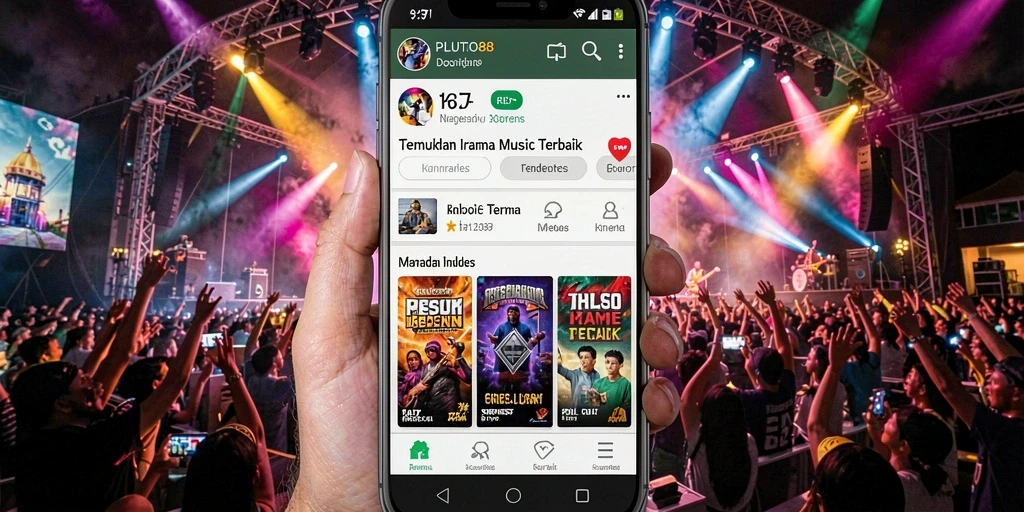 Tampilan dari gameplay <strong>PLUTO88</strong> dengan interaksi musik yang seru.