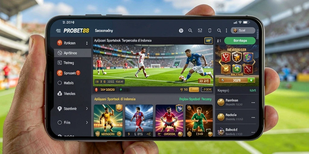 Tampilan gameplay seru dan interaktif aplikasi Sportsbook PROBET88.
