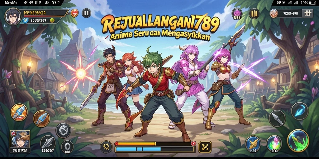 Tampilan gameplay seru dari REJEKI789 yang penuh warna.