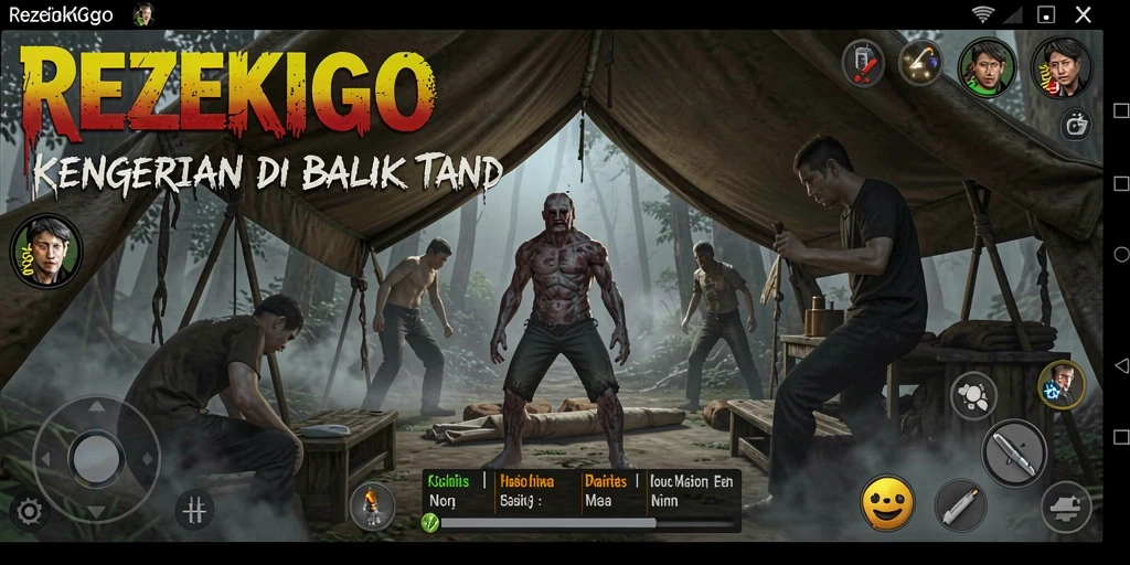 Tampilan gameplay menegangkan dari REZEKIGO yang penuh kengerian.