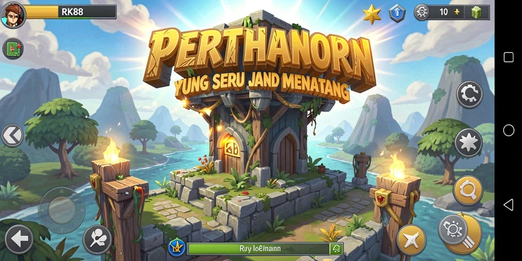 Gameplay RK88 menampilkan aksi menara pertahanan yang seru dan strategis.