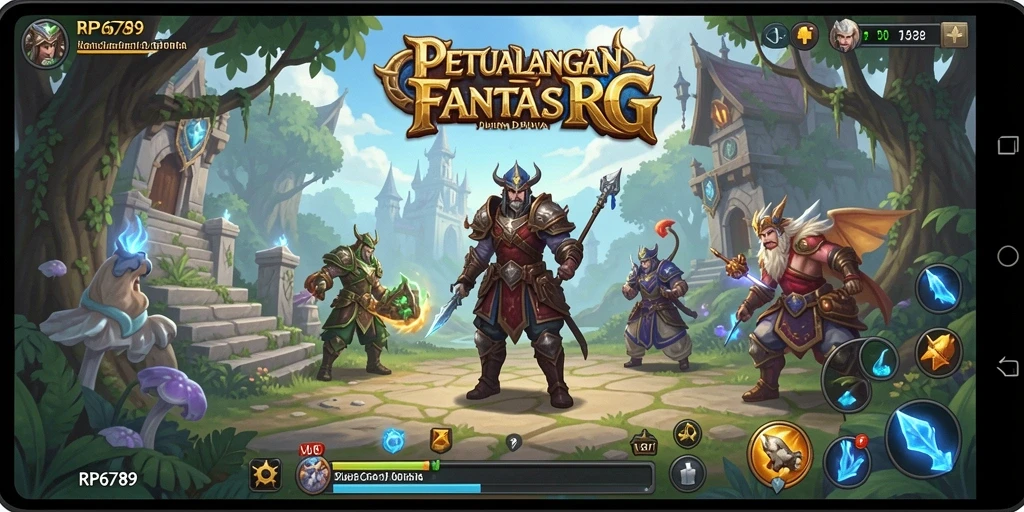 Tangkapan layar gameplay RP6789 menampilkan aksi pertempuran yang mendebarkan.