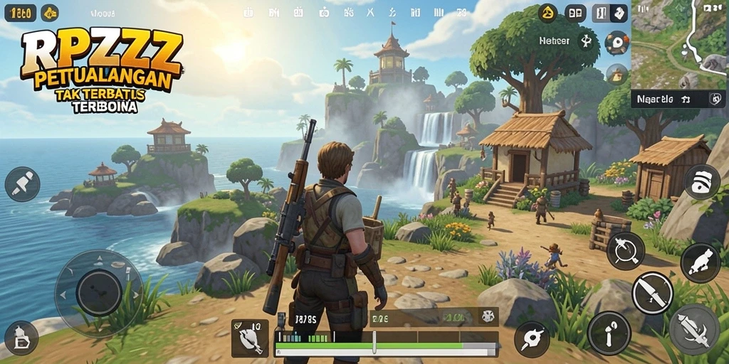 Gameplay menakjubkan RPZZZ di dunia terbuka penuh petualangan.
