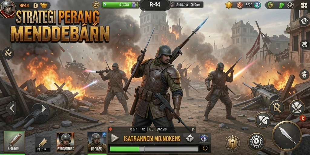 Gameplay mendebarkan dalam pertempuran strategis di RR44.
