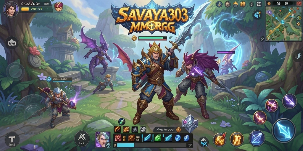 Gameplay epic dalam dunia MMORPG yang menakjubkan dan interaktif.