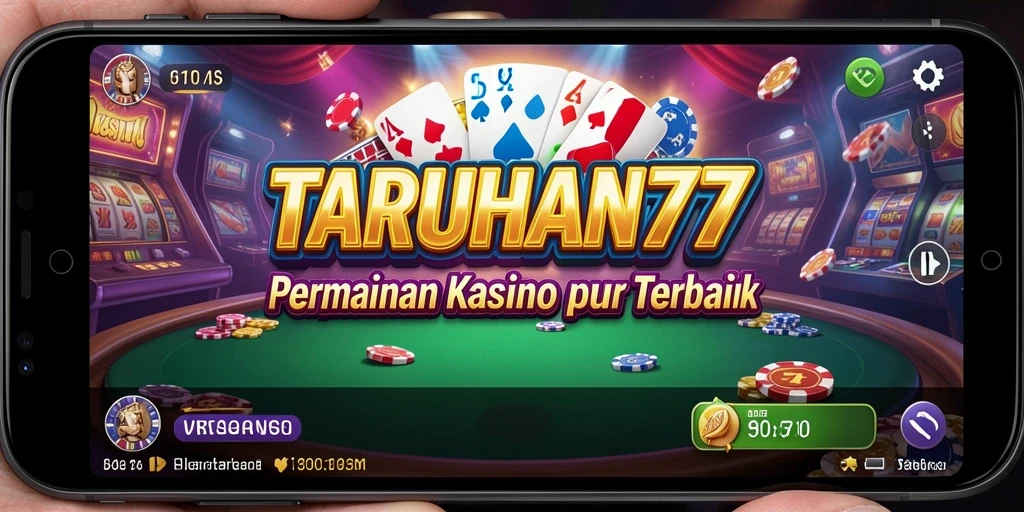 Tampilan gameplay seru di TARUHAN77 dengan berbagai pilihan permainan Kasino.