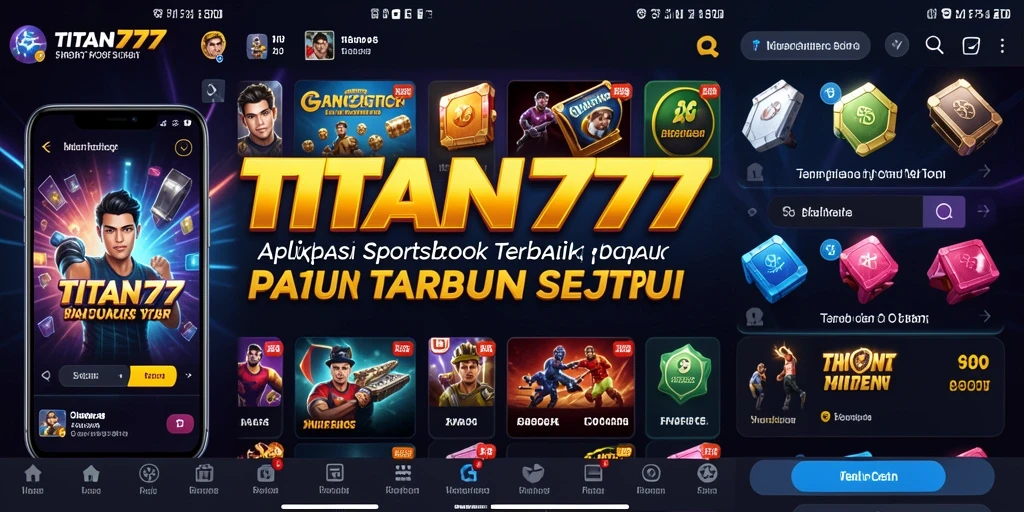 Tampilan gameplay Sportsbook yang menarik dan informatif.